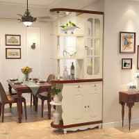 地中海进玄关柜隔断柜客厅酒柜现代简约间厅柜鞋柜厅屏风柜子