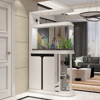 鱼缸玄关柜隔断装饰屏风客厅现代简约厅入户进鞋柜双面间厅柜