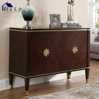 美式轻奢玄关柜入户鞋柜进客厅隔断柜装饰柜入间厅柜餐边柜