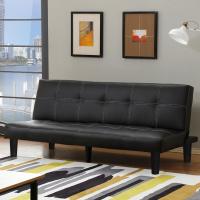 天天皮艺沙发床可折叠两用小户型双人懒人实木沙发简约现代