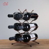 欧式红酒架摆件简约创意葡萄酒瓶架子酒柜装饰品摆件酒瓶架家用