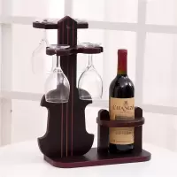 创意红酒架红酒杯架高脚杯架倒挂酒杯架酒瓶架红酒架摆件家用