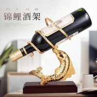 欧式创意红酒架摆件现代简约个性葡萄酒瓶架酒柜装饰品摆件