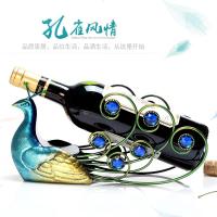 欧式创意红酒架摆件现代简约个性葡萄酒瓶架酒柜装饰品摆件