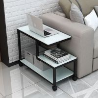简约现代沙发柜边几玻璃角几北欧客厅移动小茶几创意边角桌床头柜