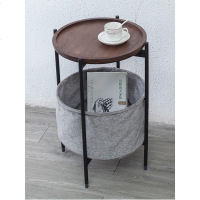 北欧创意轻奢角几现代简约客厅沙发边几铁艺小茶几卧室迷你床头柜