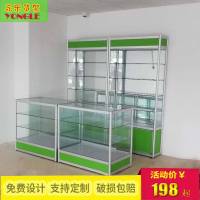 药房货架药店柜台玻璃柜子展示柜透明商用医药药柜保健品柜