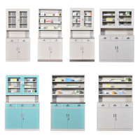 诊所配药柜钢制处置台调剂柜牙科药柜医务室不锈钢器械柜