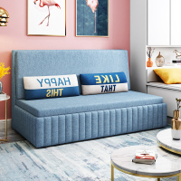 简易沙发床可折折叠双人客厅小户型坐卧两用多功能储物网红推拉单人