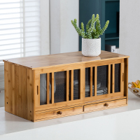 简约现代蔬菜柜实木餐边柜日式小碗橱碗柜厨房收纳柜透气窗纱菜柜