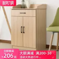 阳台柜柚木色餐厅餐边柜储物柜现代简约碗柜茶水柜酒柜小橱柜