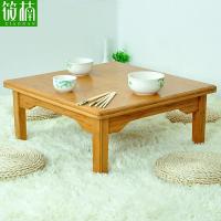楠竹茶几实木小方桌日式矮桌子正方形加厚四方桌汗蒸房喝茶桌地桌