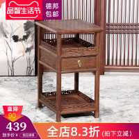 红木家具实木边角几茶几中式实木简约茶台鸡翅木仿古小茶桌