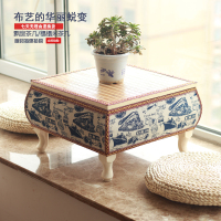 布艺竹编榻榻米茶几飘窗桌欧式窗台桌子地台矮桌炕几炕桌地桌