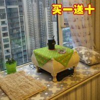 简约竹编日式实木榻榻米茶几飘窗桌子小阳台窗台塌塌米地台矮炕桌