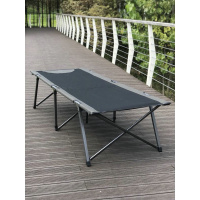 外原单大承重加粗管便携折折叠床午休躺床户外钓鱼露营休息行军床