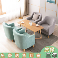 尋木匠布艺小户型沙发椅现代简约易单双人高靠背北欧出租房奶茶店网红款