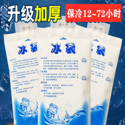 注水冰袋200400ml冰包闪电客冰袋保鲜冷藏水果食品快递专用冷冻反复使用