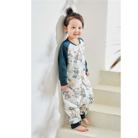 轻羽竹棉睡袋闪电客四层婴儿分腿睡袋宝宝长袖睡衣儿童