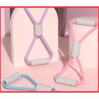 8字拉力器女开肩开背拉力绳弹力带闪电客家用健身瑜伽器材八字练背