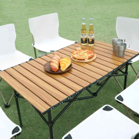 闪电客户外折叠桌蛋卷桌野餐露营桌椅便携式野炊桌子套装野营桌烧烤
