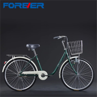 永久通勤自行车男女成人城市家用上班代步轻便老式单车