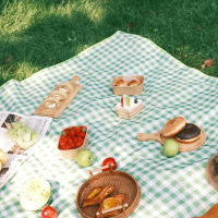 野餐垫垫加厚地垫户外露营野餐布沙滩垫音乐节防水坐垫子