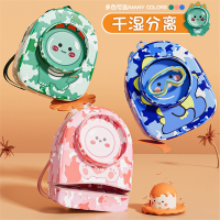 儿童游泳包干湿分离防水收纳袋男女童运动便携可爱卡通沙滩双肩包