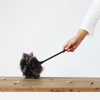 艺之初 迷你鸵鸟毛掸子小鸡毛掸子家用除尘掸子除尘刷 扫摆件书桌