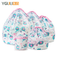 依谷加厚拉绳束口洗衣袋细网护洗袋粗网抽绳洗护袋清洁袋捆绑系绳