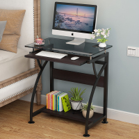 尋木匠电脑台式桌家用单人钢化玻璃办公桌简约现代单人卧室学习小桌子