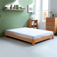 尋木匠实木床架 日式榻榻米床架子1.5米单双人床软靠无床头矮床简约现代