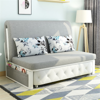 尋木匠小户型现代简约可折叠沙发床两用客厅伸缩床实木阳台午休单人抽拉