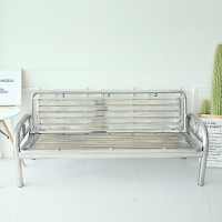 尋木匠沙发床1.2米推拉不锈钢 铁艺床单人 多功能折叠沙发床椅1.8米