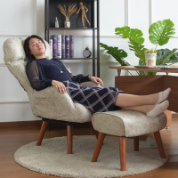 尋木匠哺乳椅孕妇喂奶椅高靠背日式小户型布艺折叠懒人沙发单人沙发椅子