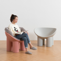 尋木匠北欧单象象腿沙发椅简约民宿工作室创意椅现代设计师风格家具