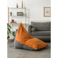 尋木匠北欧懒人沙发布艺简约卧室家用沙发椅表情轻奢小户型单人沙发豆袋