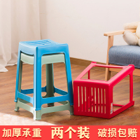 尋木匠 加厚餐桌凳 家用吃饭熟料凳子时尚创意朔料登成人塑胶独凳