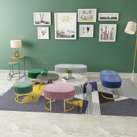 尋木匠北欧换鞋凳家用口服装店试鞋凳子卧室轻奢床尾布艺长条小沙发凳