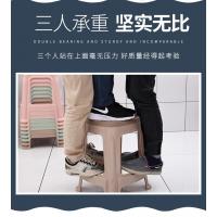 尋木匠(4-10个装) 大号 塑料凳子双色熟胶椅子板凳高凳成人加厚板凳