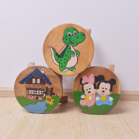 尋木匠泰国凳子实木创意卡通凳家用小板凳木头矮凳动物凳垫脚凳