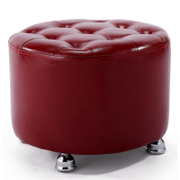 尋木匠纯色矮凳小凳子换鞋凳时尚创意沙发凳穿鞋坐墩梳妆实木矮圆凳