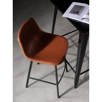 尋木匠北欧吧台凳现代简约高椅子高脚凳酒吧椅家用高凳子靠背轻奢吧台椅