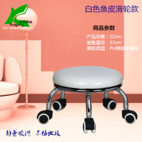 尋木匠带轮小凳子圆板凳轱辘矮凳学步凳洗衣凳换鞋凳带娃神器