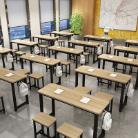 尋木匠学校辅导班培训桌补习班课桌单双人中小课桌椅午托班美术桌