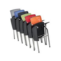 尋木匠培训椅带写字板折叠会议椅桌椅一体会议室椅带桌板培训椅子