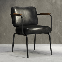 尋木匠电脑办公椅现代简约家用北欧靠背餐椅子会客扶手电脑椅老板办公椅