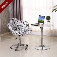 尋木匠升降电脑椅子家用布艺时尚花朵办公椅梅花椅凳子简约可爱懒人沙发
