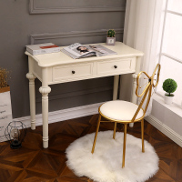 尋木匠韩式 欧式家具家用田园 白色南瓜电脑桌子 书桌办公桌 写字桌