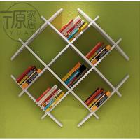 尋木匠墙壁柜书架墙上置物架客厅墙面壁挂式电视背景墙挂墙卧室装饰实木